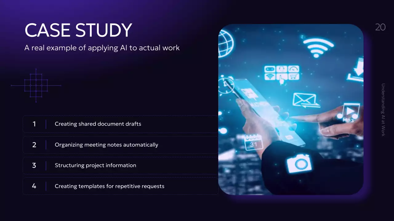 보라색 현대 AI 강좌 발표