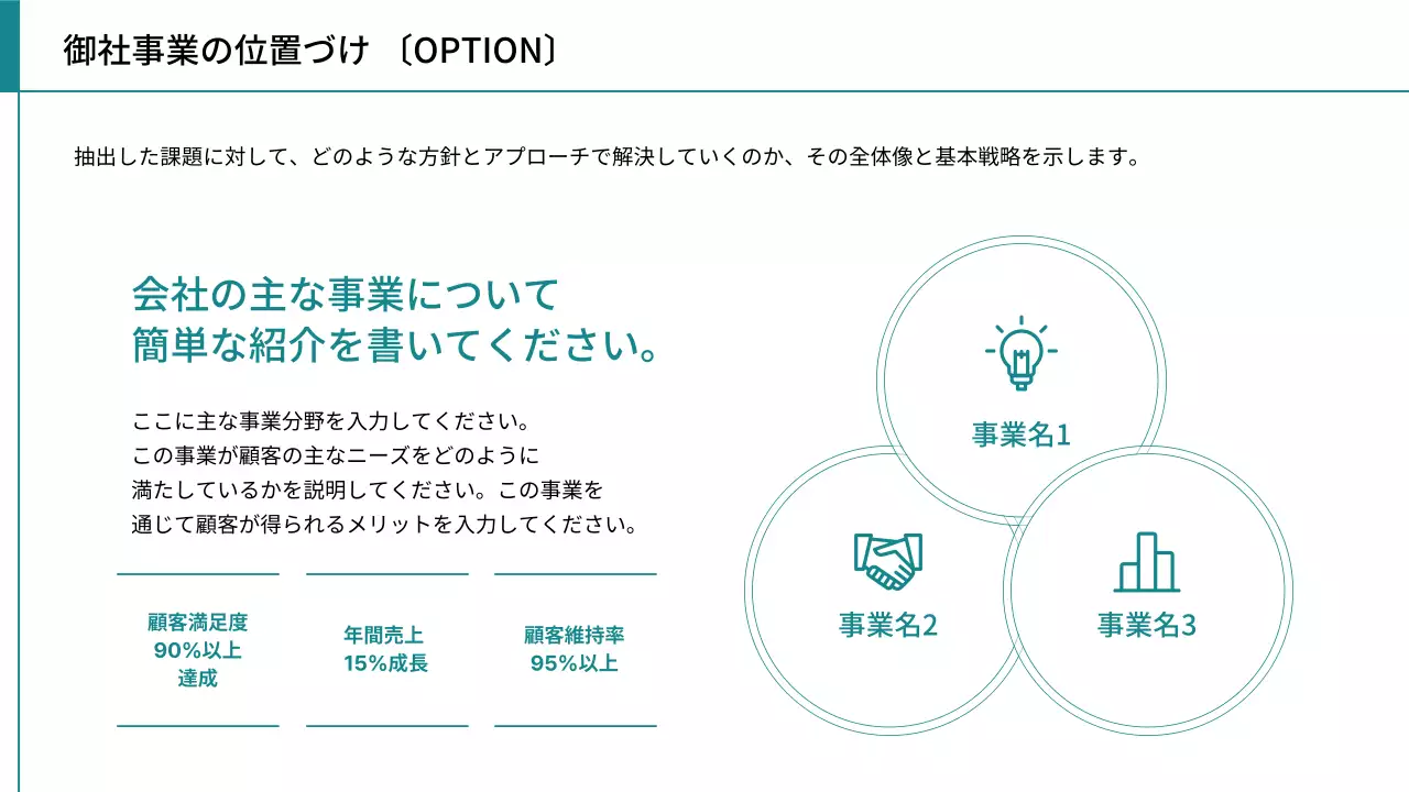 シンプル ビジネス 提案書