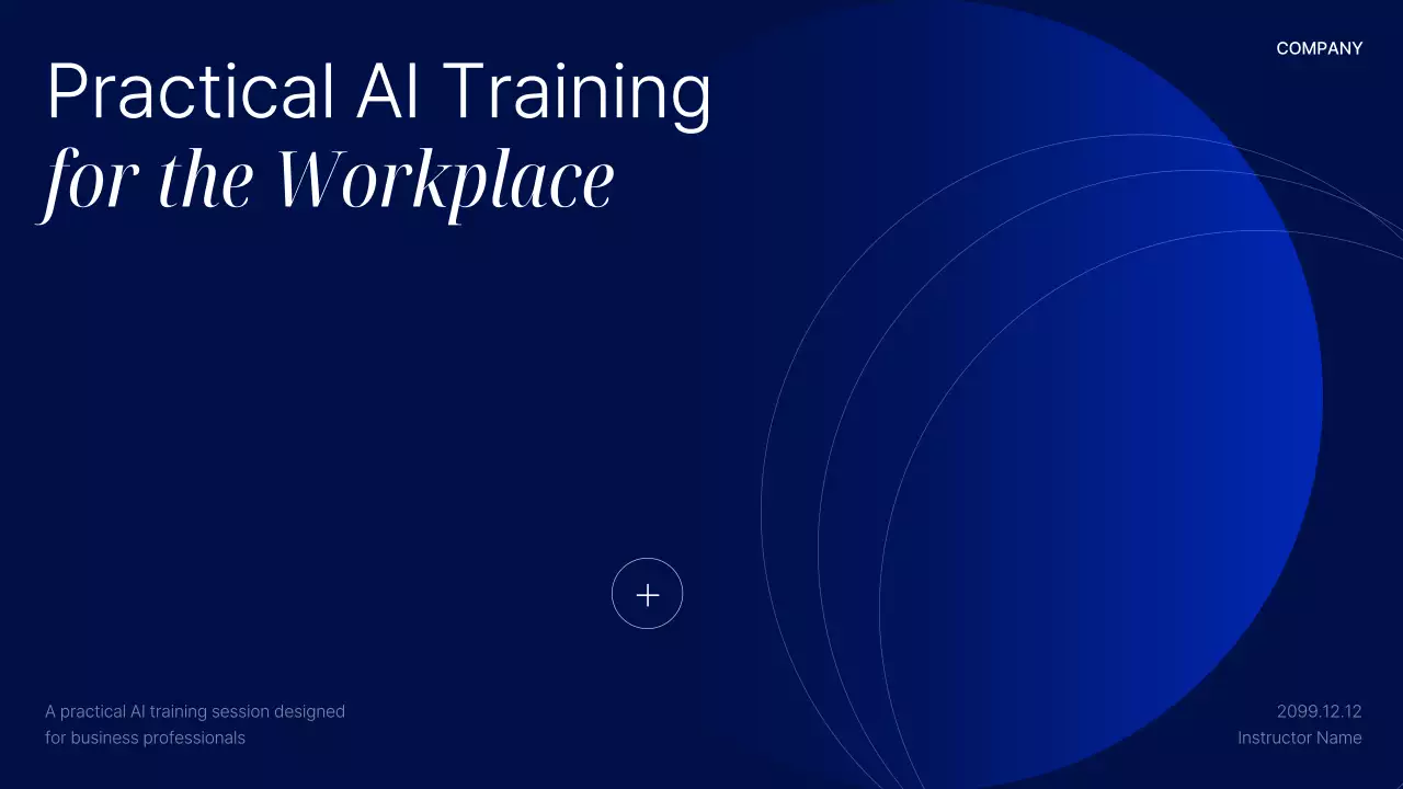 블루 모던 AI 강좌 발표