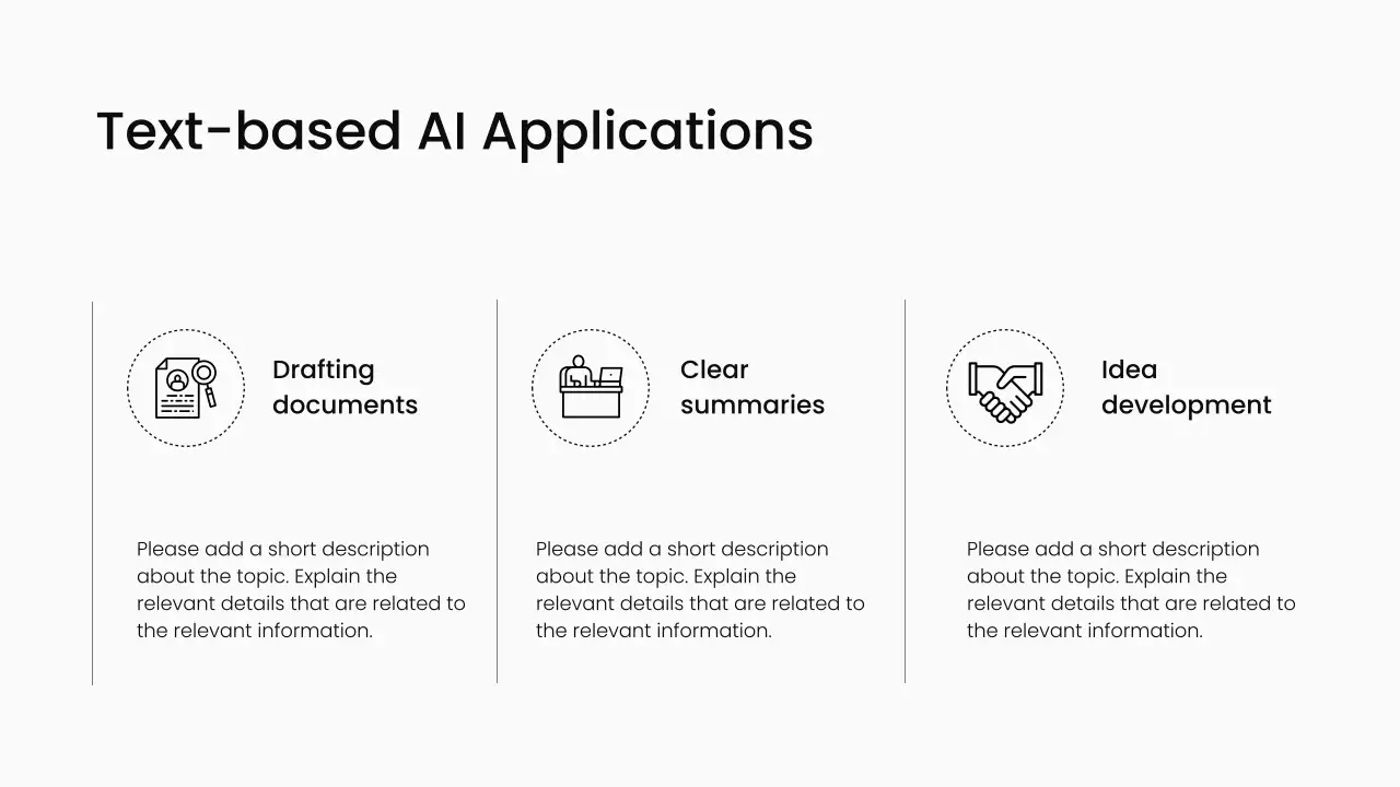 녹색 현대 AI 프레젠테이션