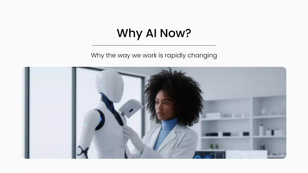 녹색 현대 AI 프레젠테이션