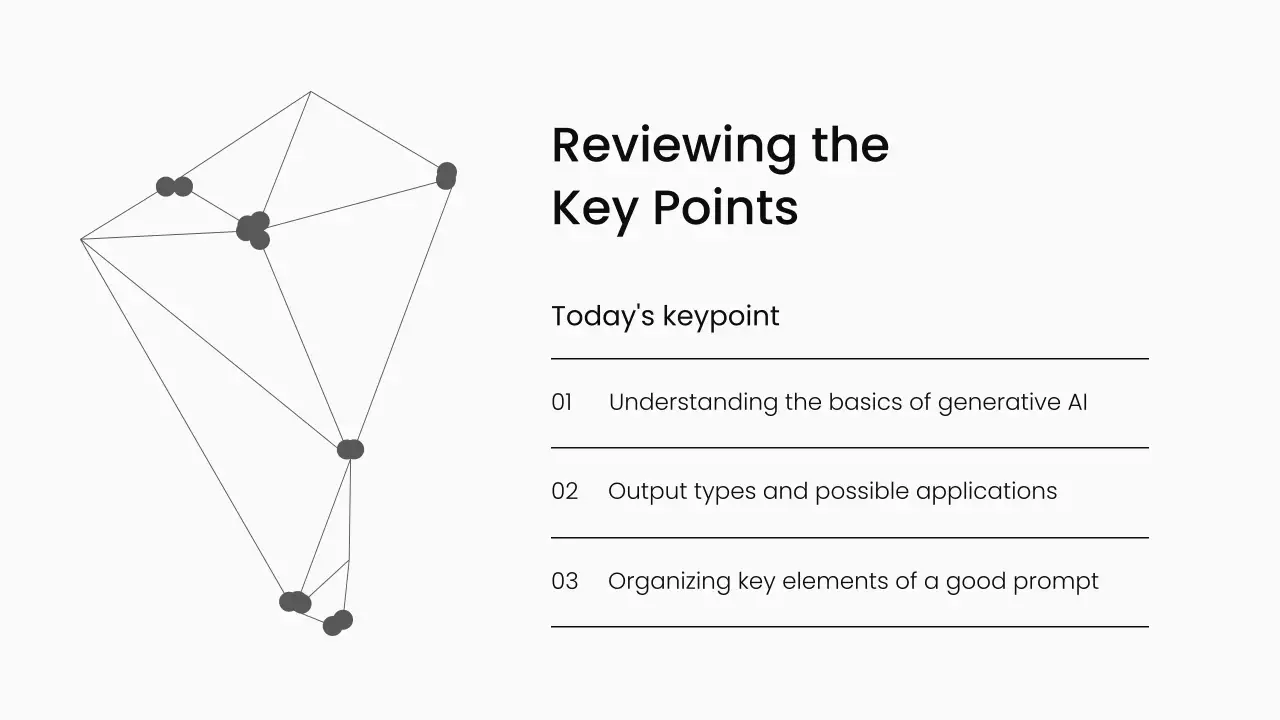 녹색 현대 AI 프레젠테이션