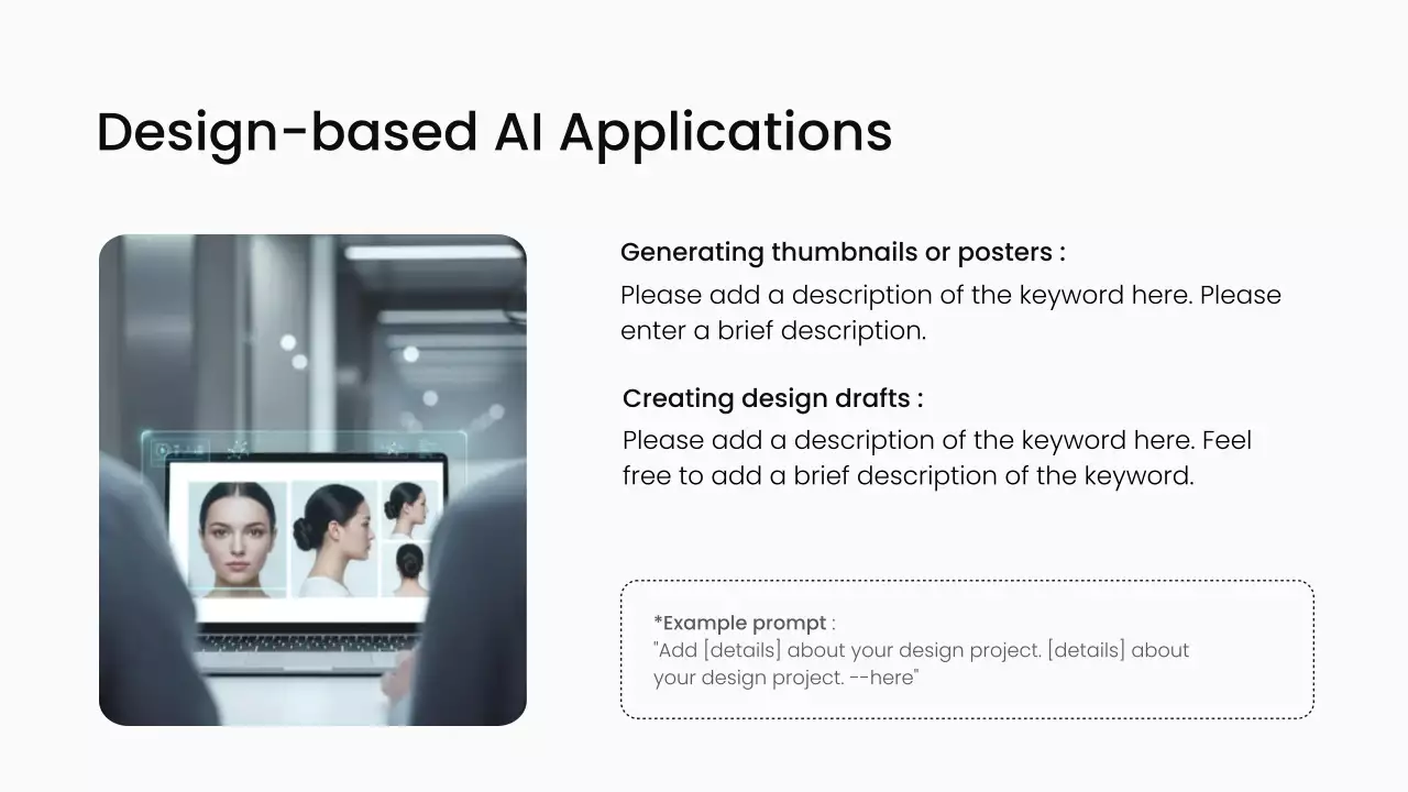 녹색 현대 AI 프레젠테이션