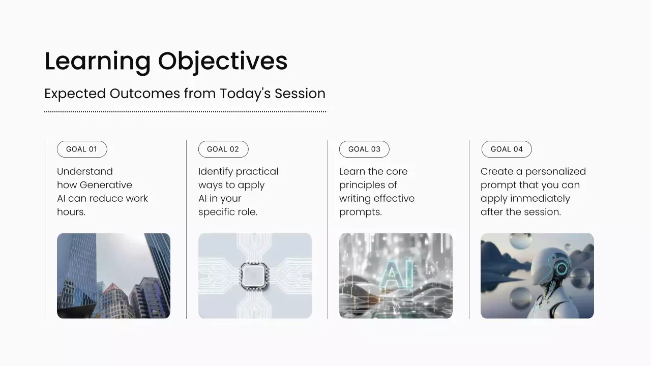 녹색 현대 AI 프레젠테이션