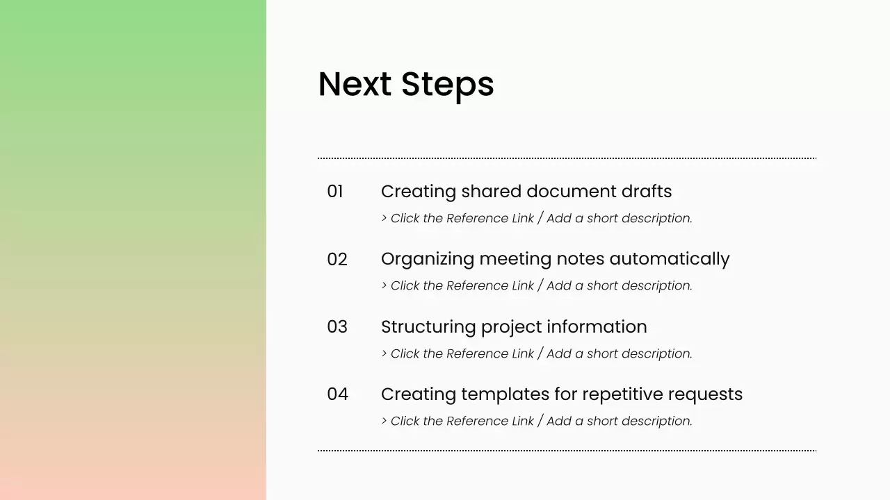 녹색 현대 AI 프레젠테이션