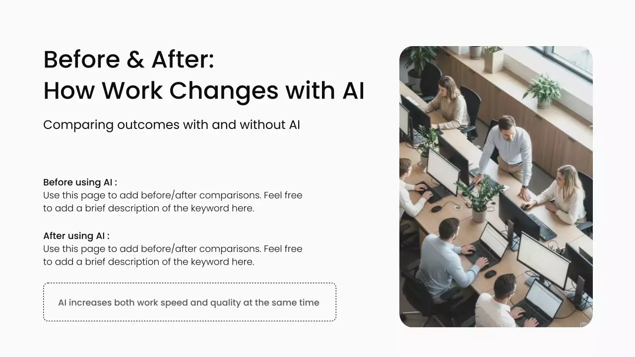 녹색 현대 AI 프레젠테이션