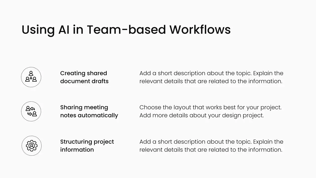 녹색 현대 AI 프레젠테이션