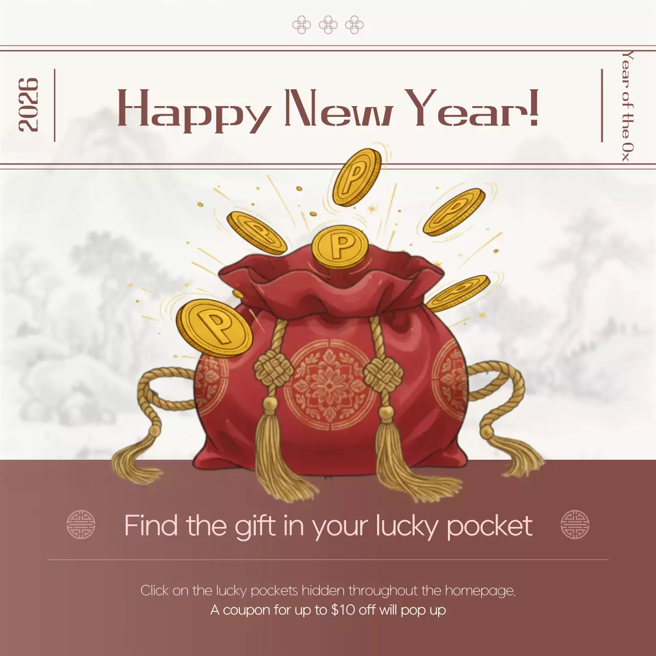 Red Traditional Festival New Year Event