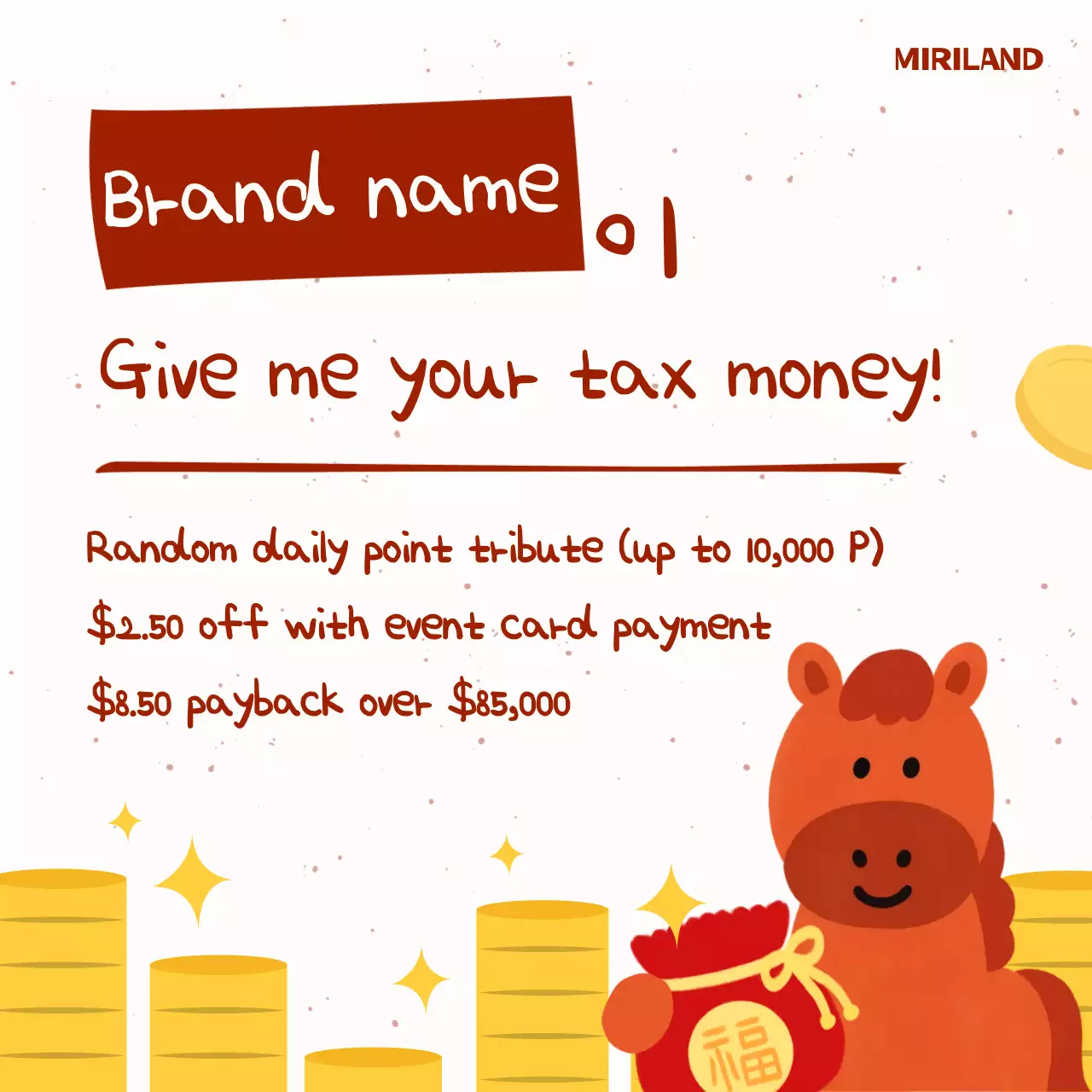 Red Korean New Year Event