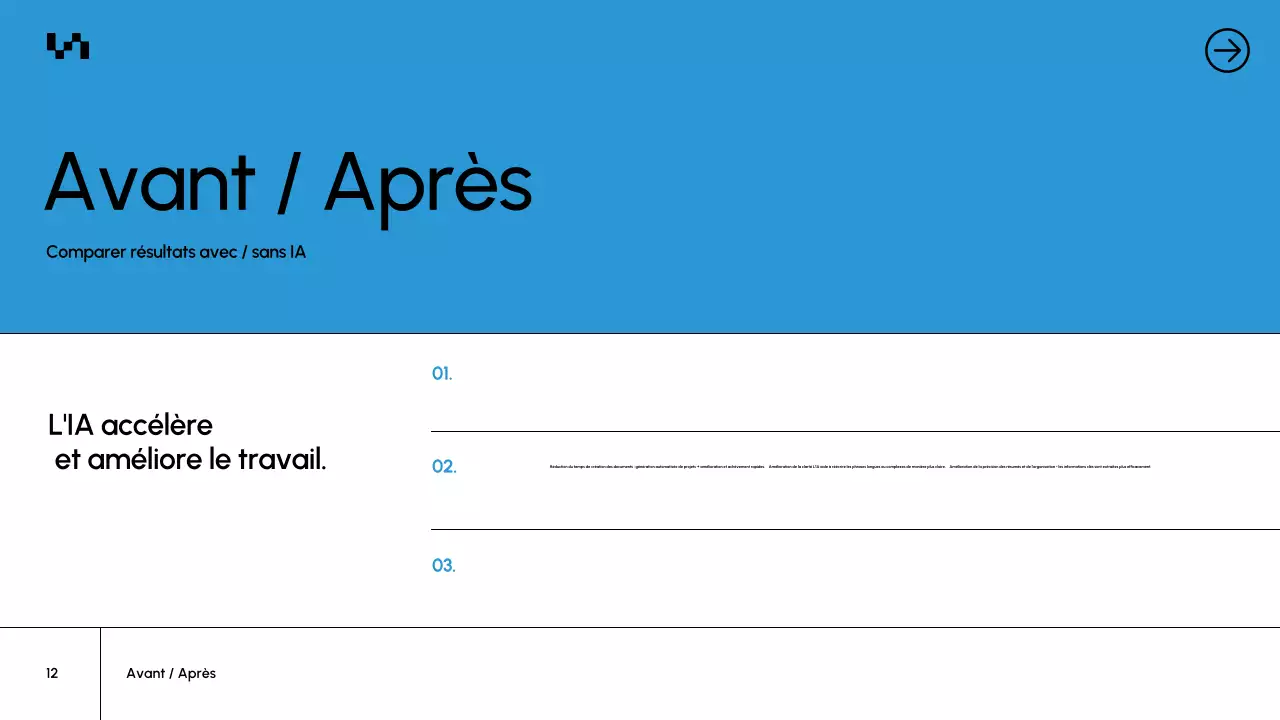 Présentation du document de cours Blue Modern AI