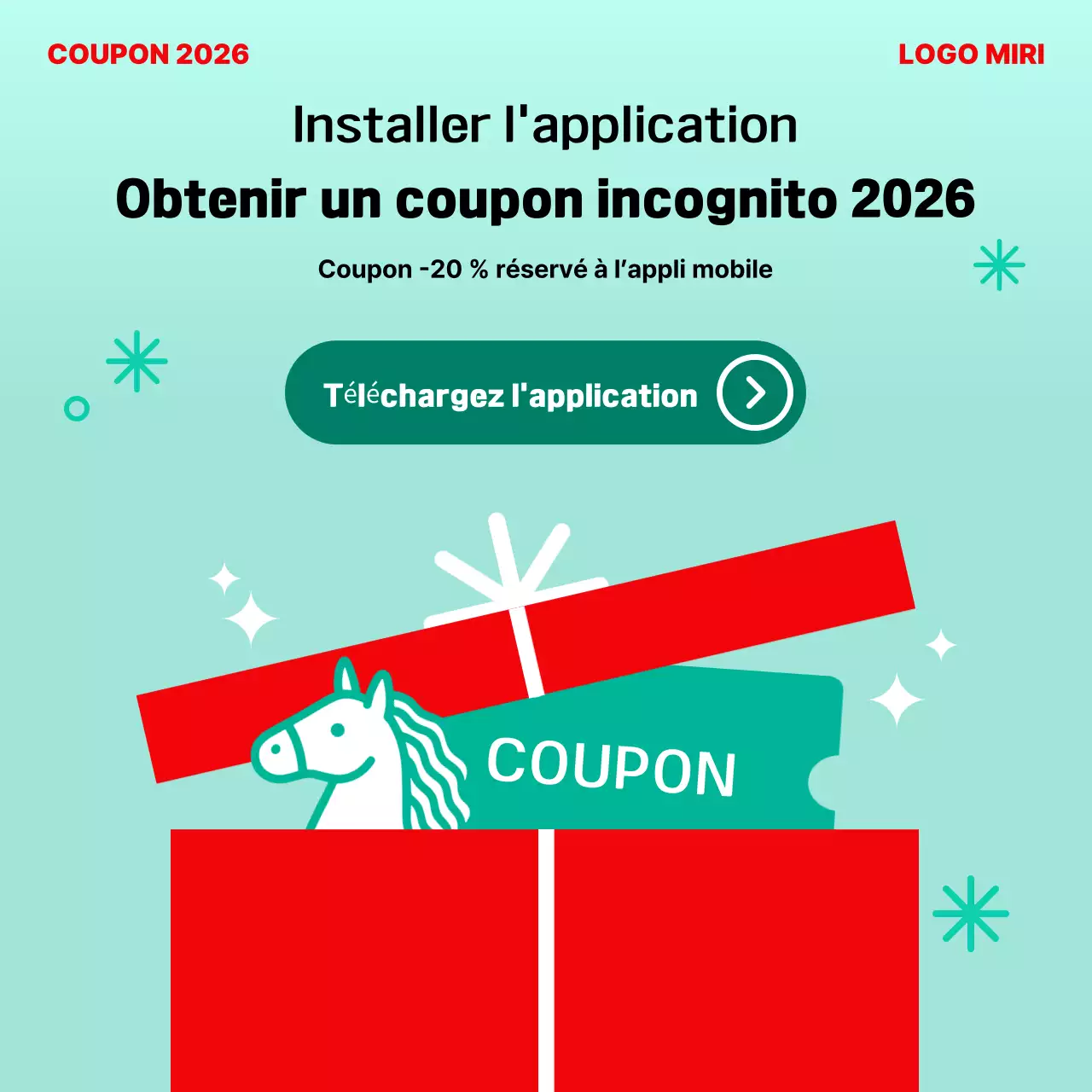 Événement de vacances Red Simple