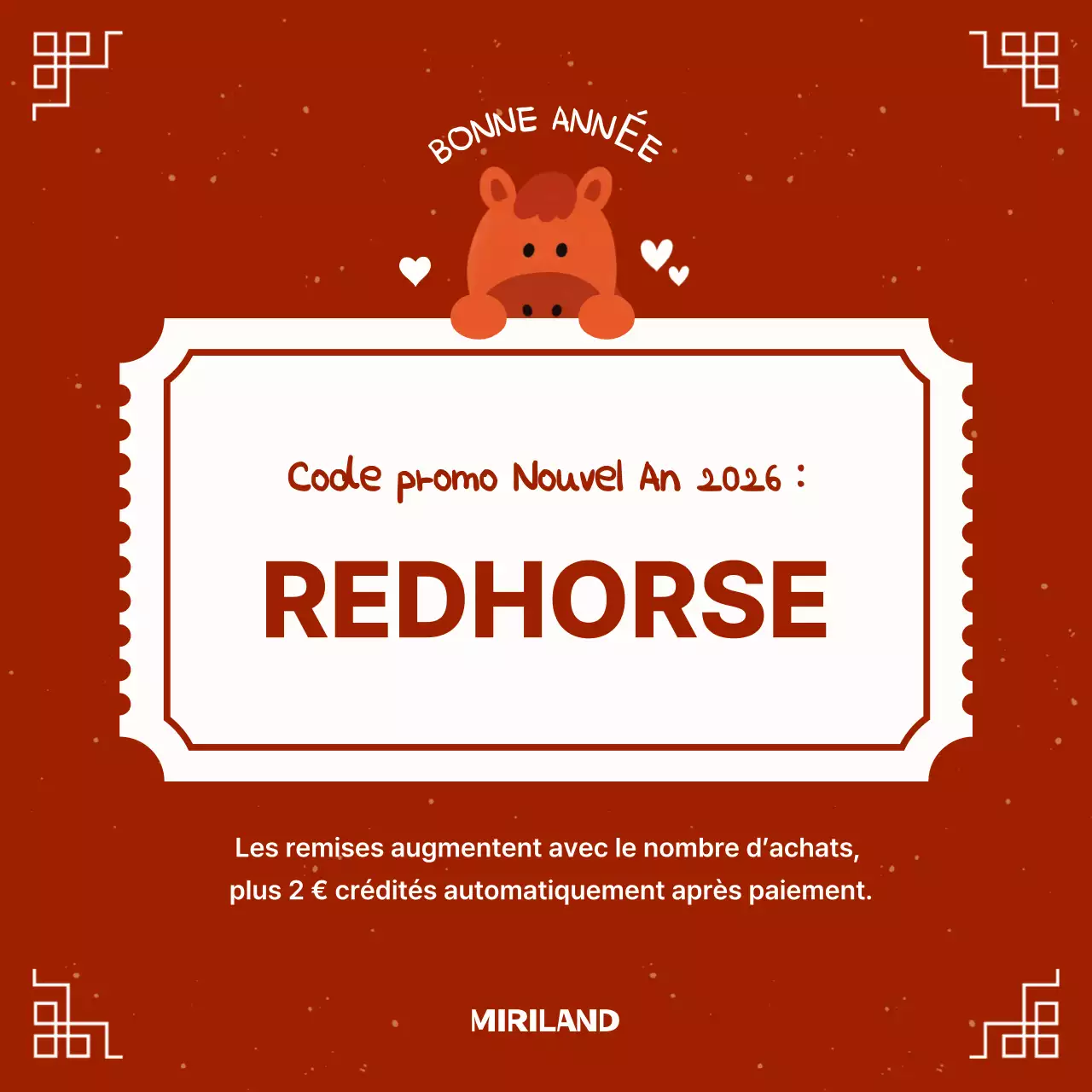 Événement du Nouvel An coréen rouge