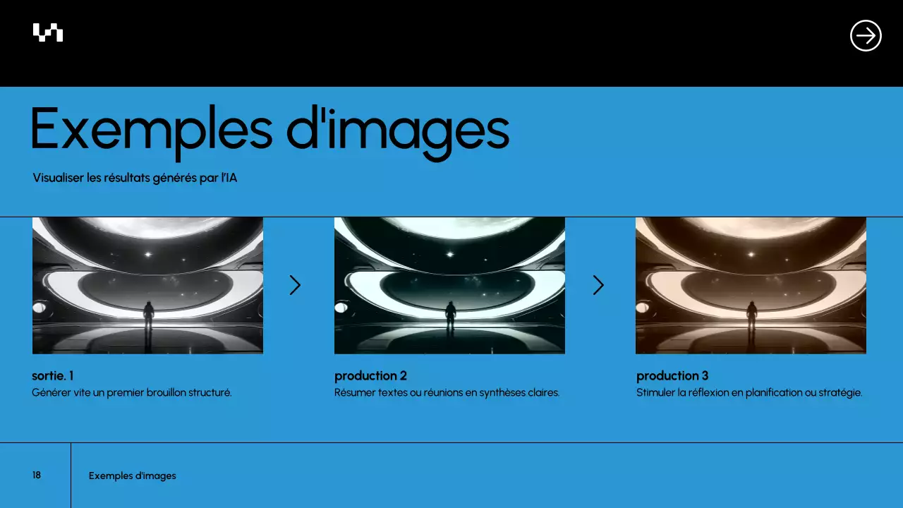 Présentation du document de cours Blue Modern AI