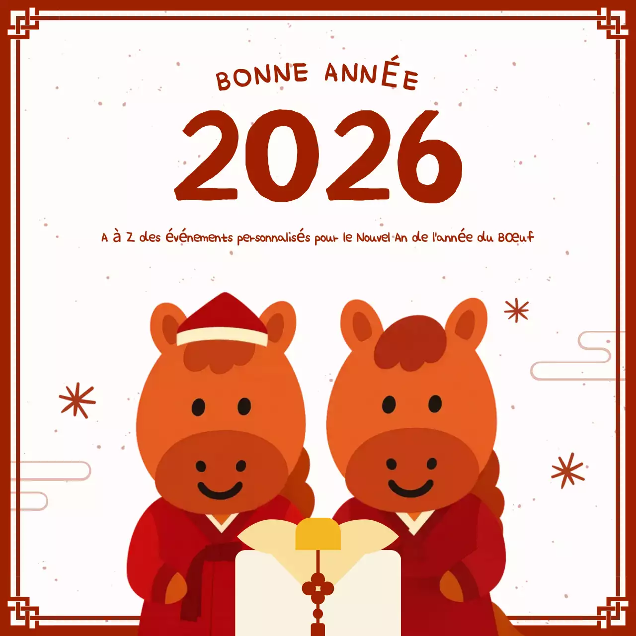 Événement du Nouvel An coréen rouge