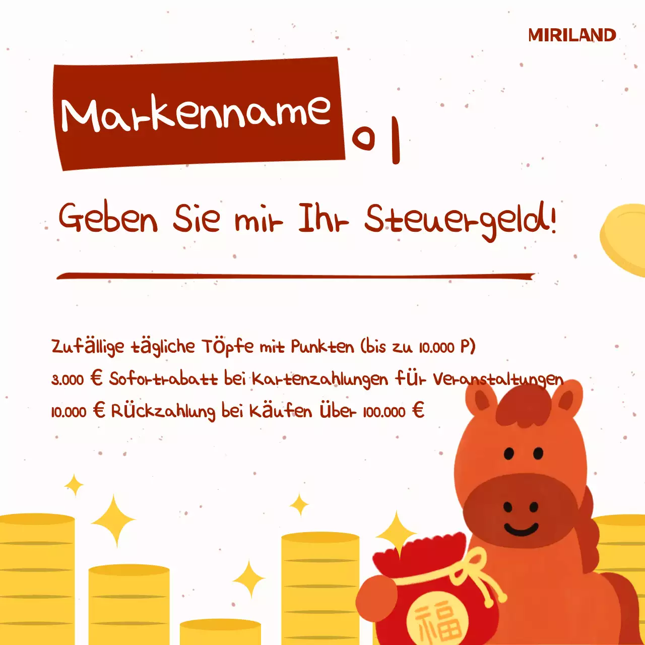 Rotes koreanisches Neujahrsfest