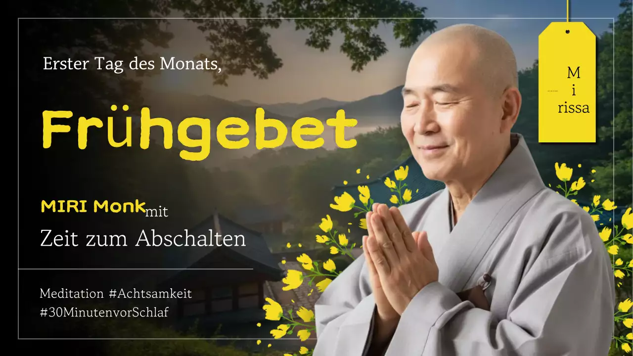 Grüner traditioneller Meditationsleitfaden