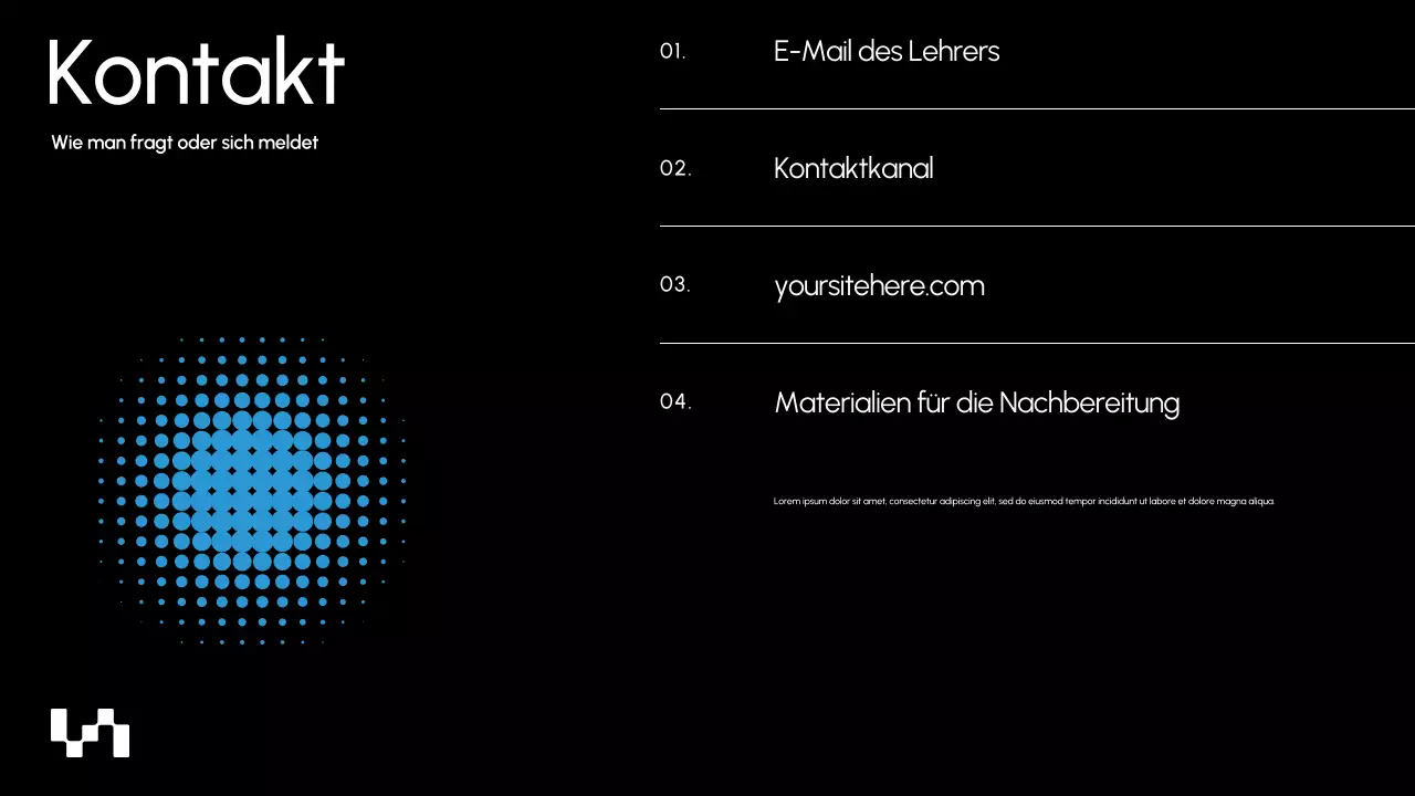Präsentation des Blue Modern AI-Kursdokuments