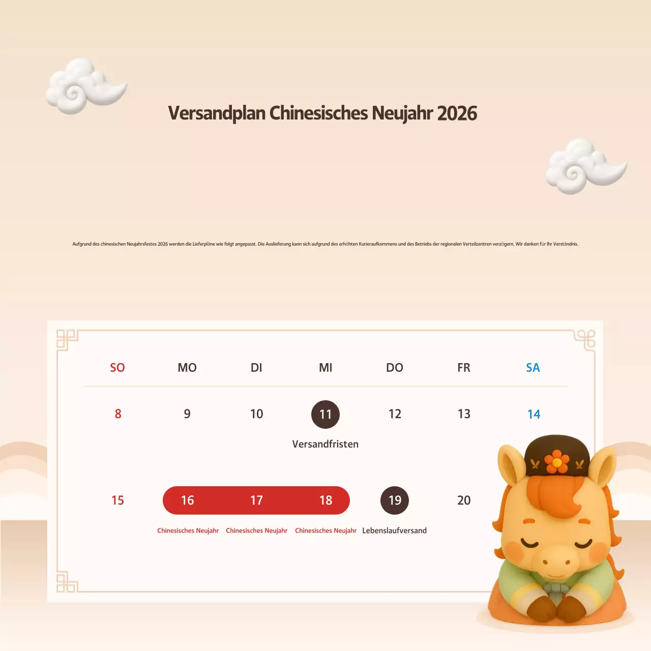 Orange Baby Neujahrsveranstaltung