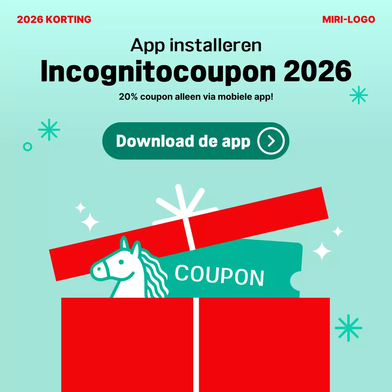 Rood Eenvoudig Vakantie-evenement