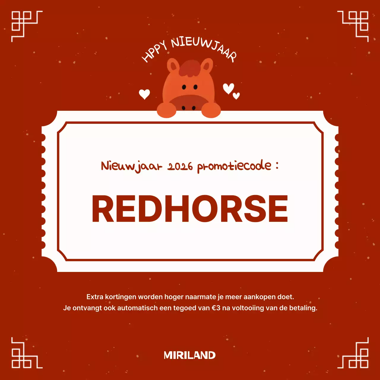 Rood Koreaans Nieuwjaarsevenement