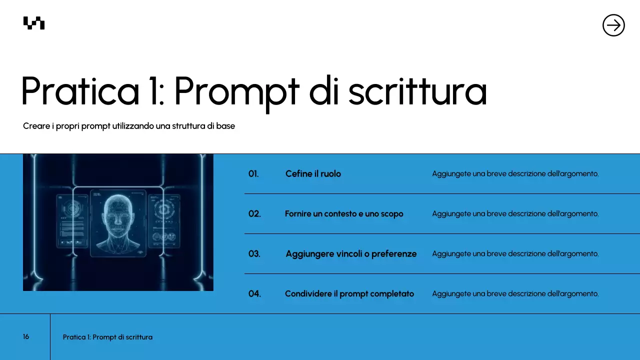 Presentazione del documento del corso Blue Modern AI