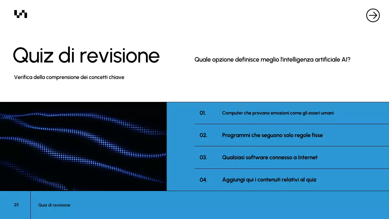 Presentazione del documento del corso Blue Modern AI