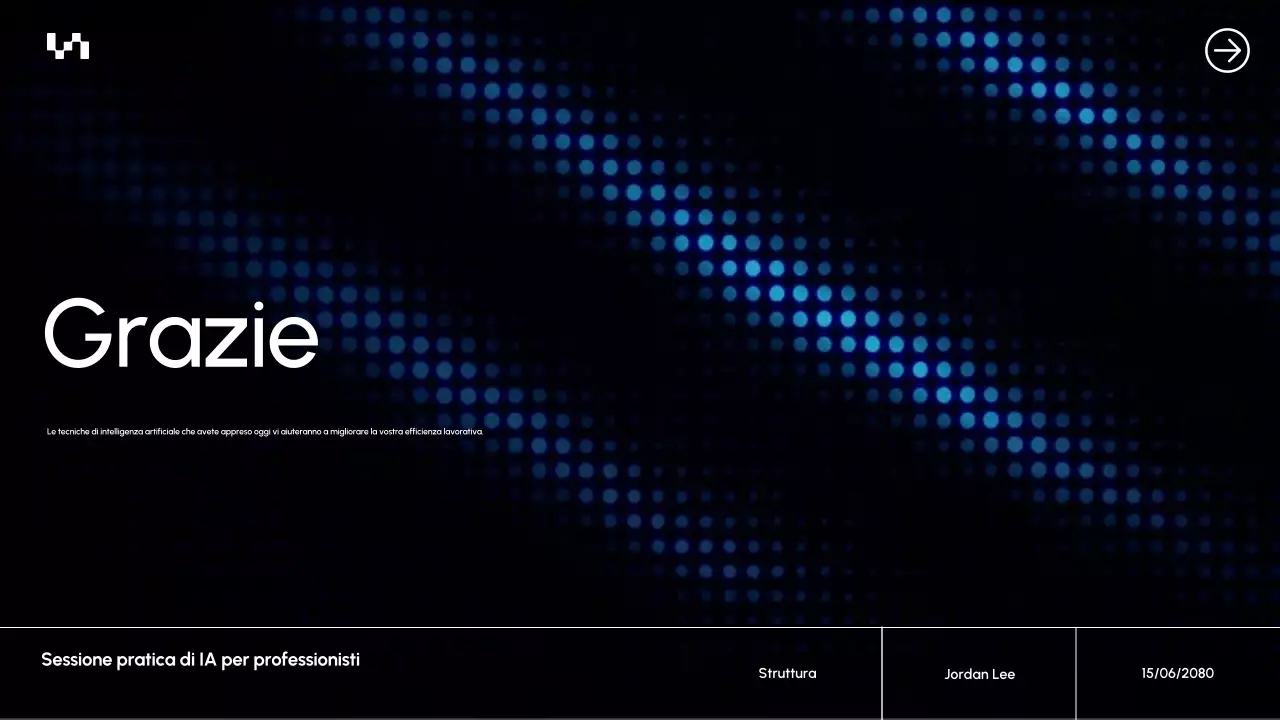 Presentazione del documento del corso Blue Modern AI