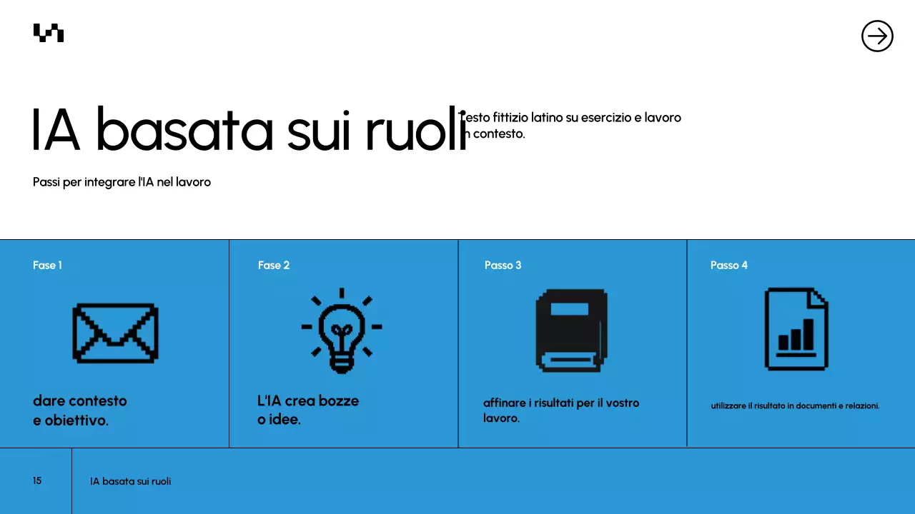 Presentazione del documento del corso Blue Modern AI
