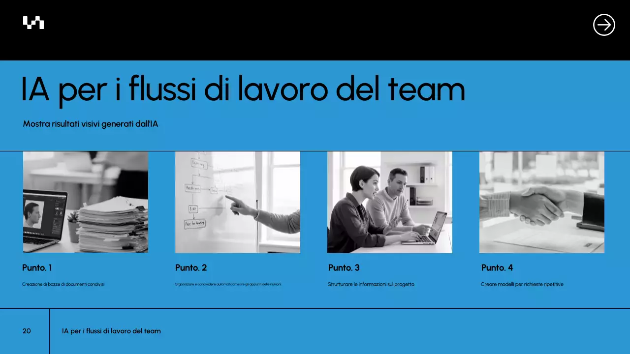 Presentazione del documento del corso Blue Modern AI