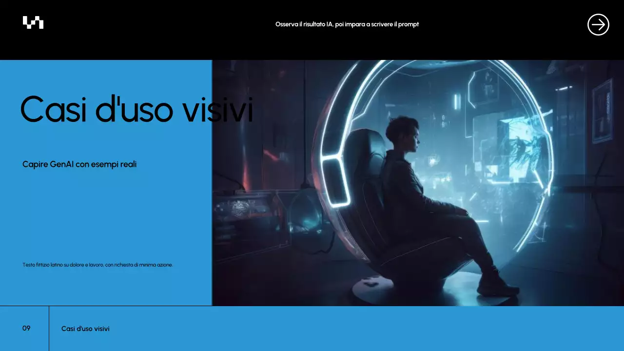 Presentazione del documento del corso Blue Modern AI