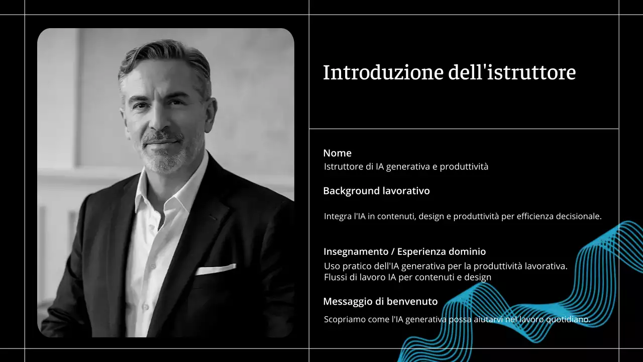 Corso di intelligenza artificiale moderna nera