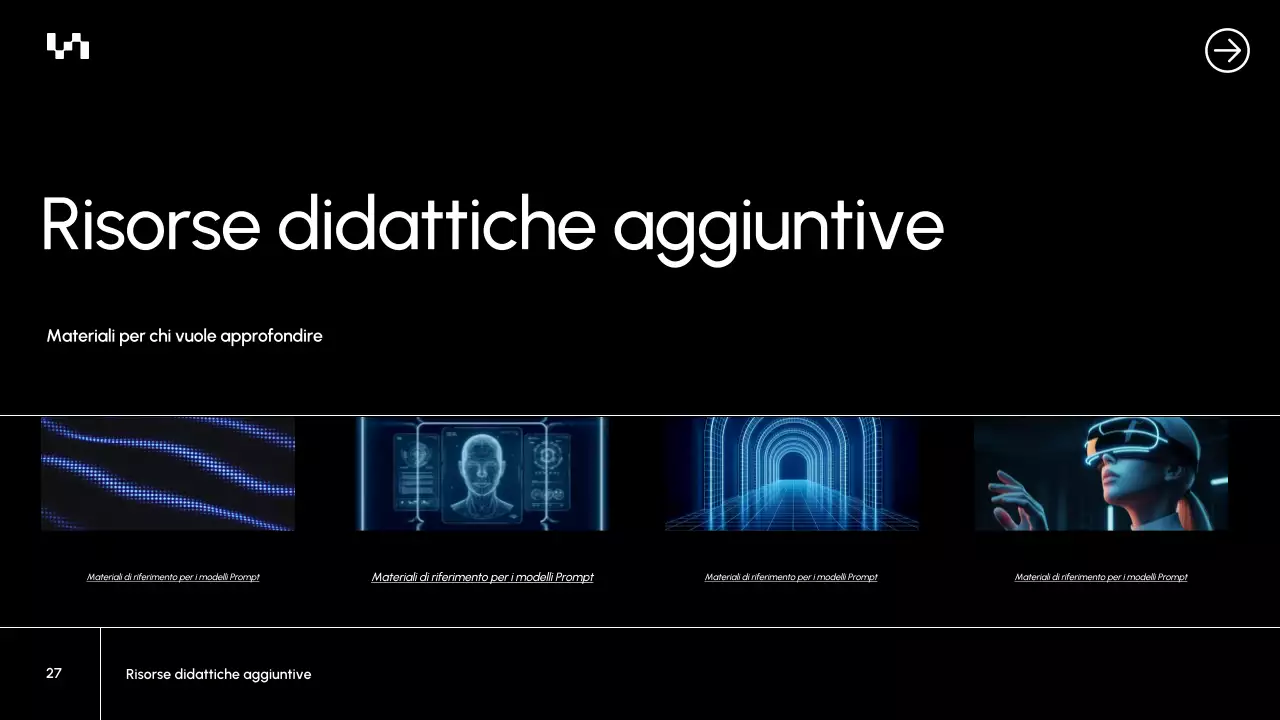 Presentazione del documento del corso Blue Modern AI