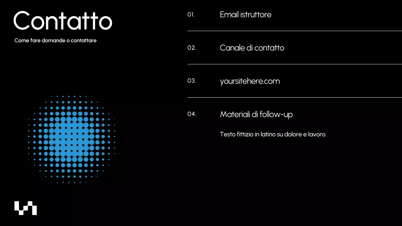 Presentazione del documento del corso Blue Modern AI