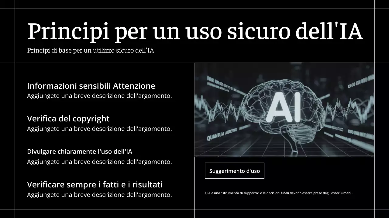Corso di intelligenza artificiale moderna nera