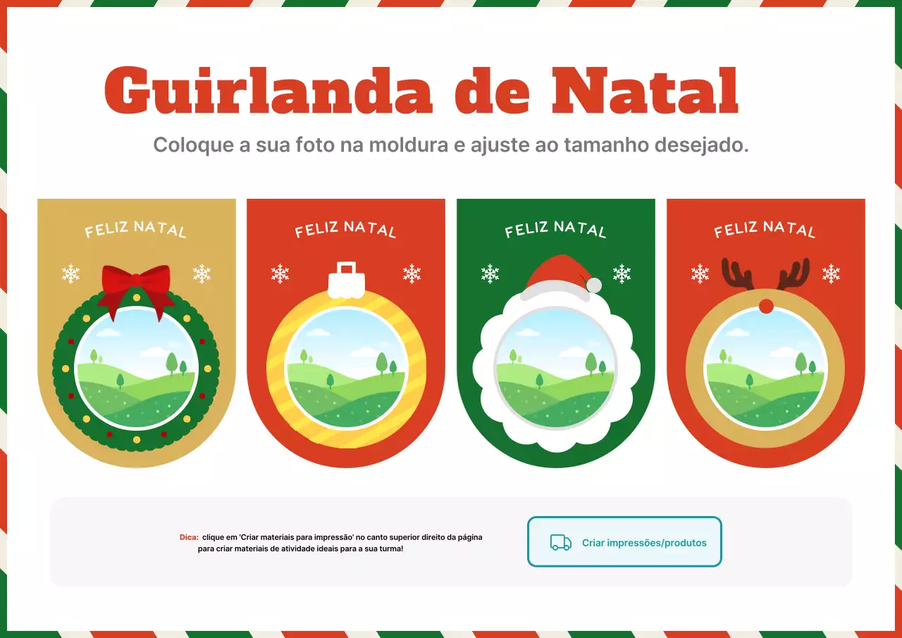 Produtos de Natal Simples e Ecológicos