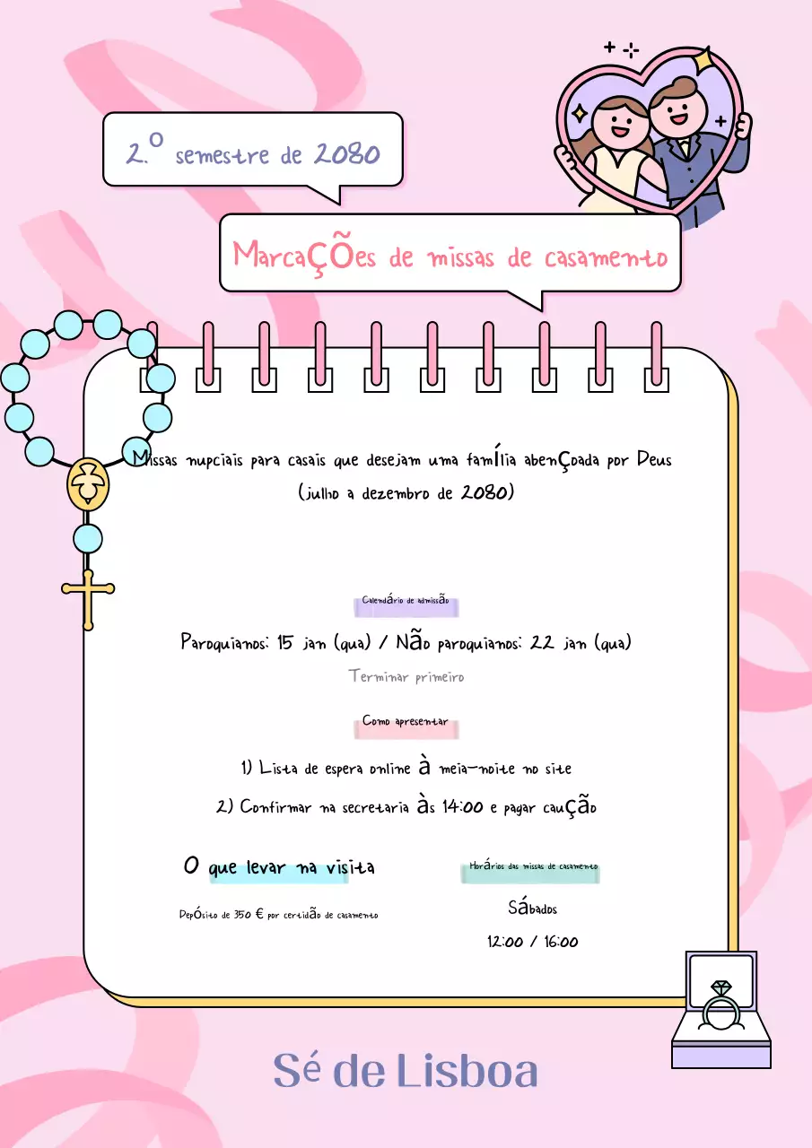 Guia de Casamento da Pink Baby