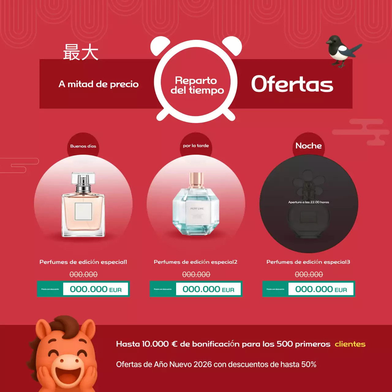 Evento de Año Nuevo del Bebé Rojo