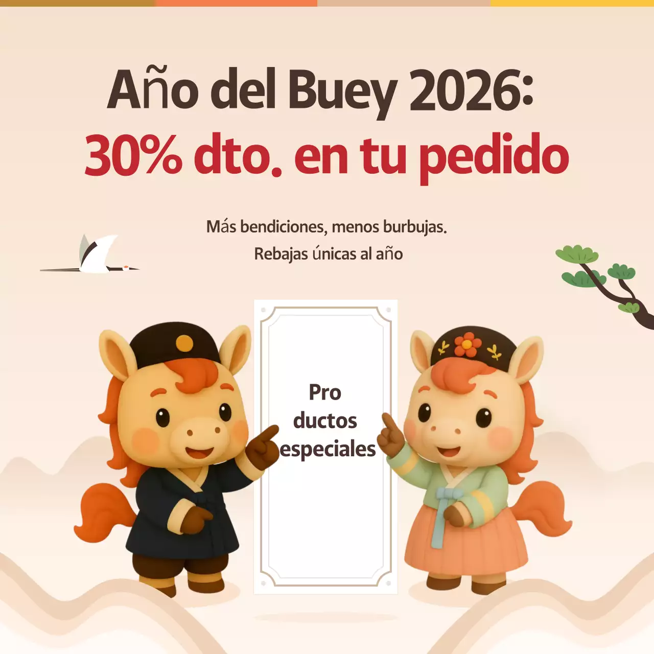 Evento de Año Nuevo del Bebé Naranja