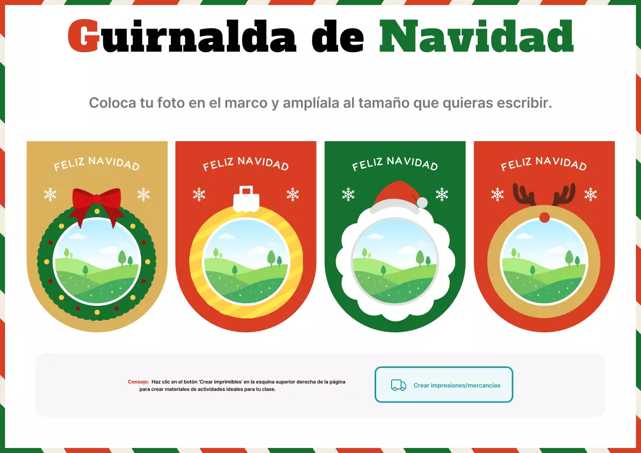 Artículos navideños sencillos y ecológicos