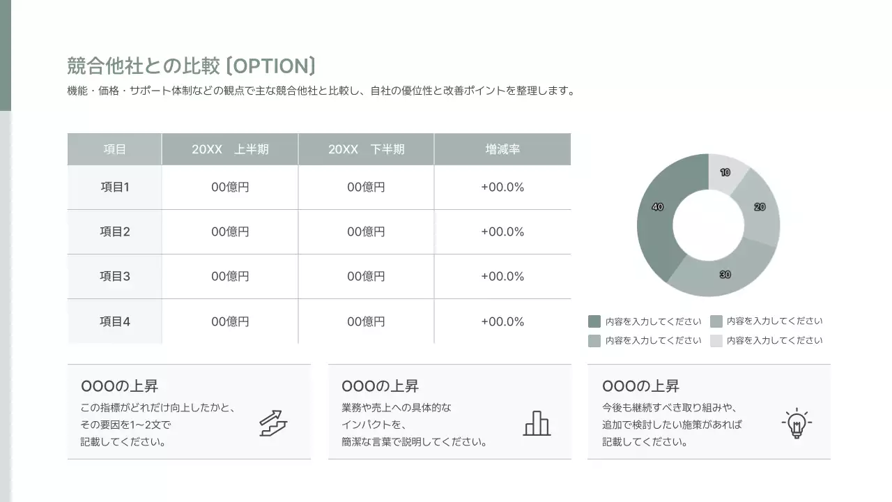 白 シンプル ビジネス 提案書