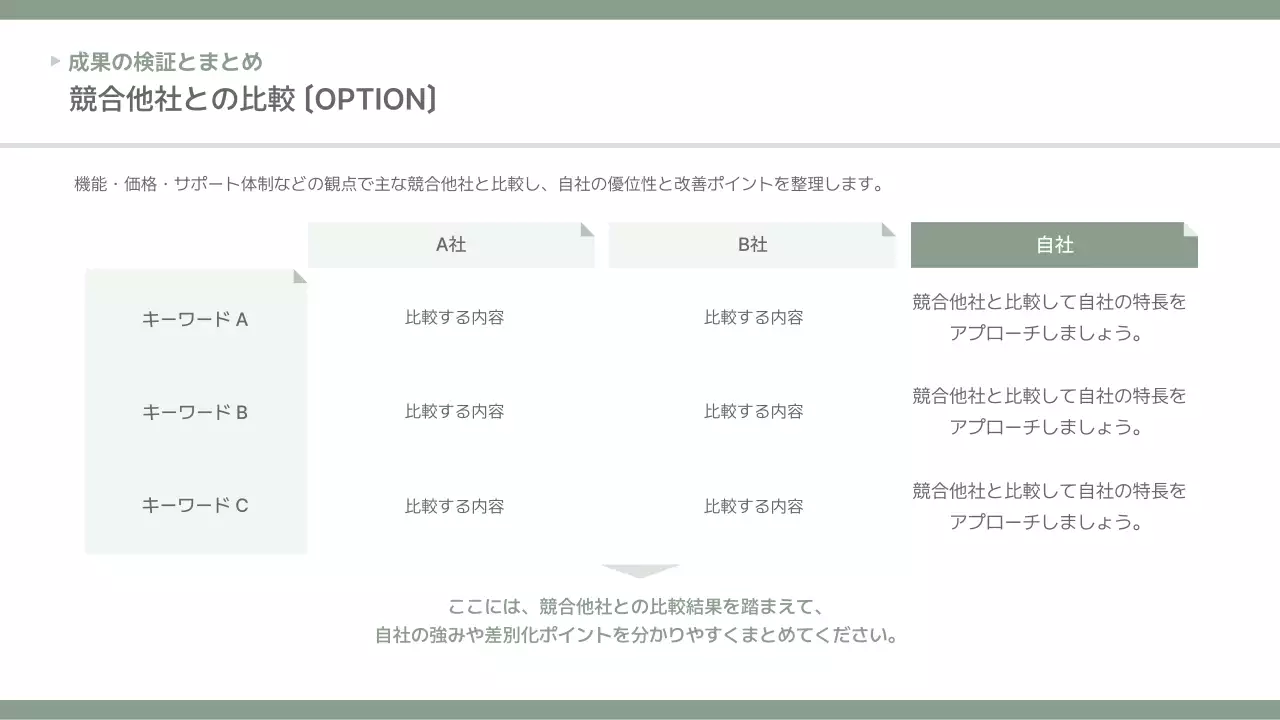グレー シンプル ビジネス 提案書