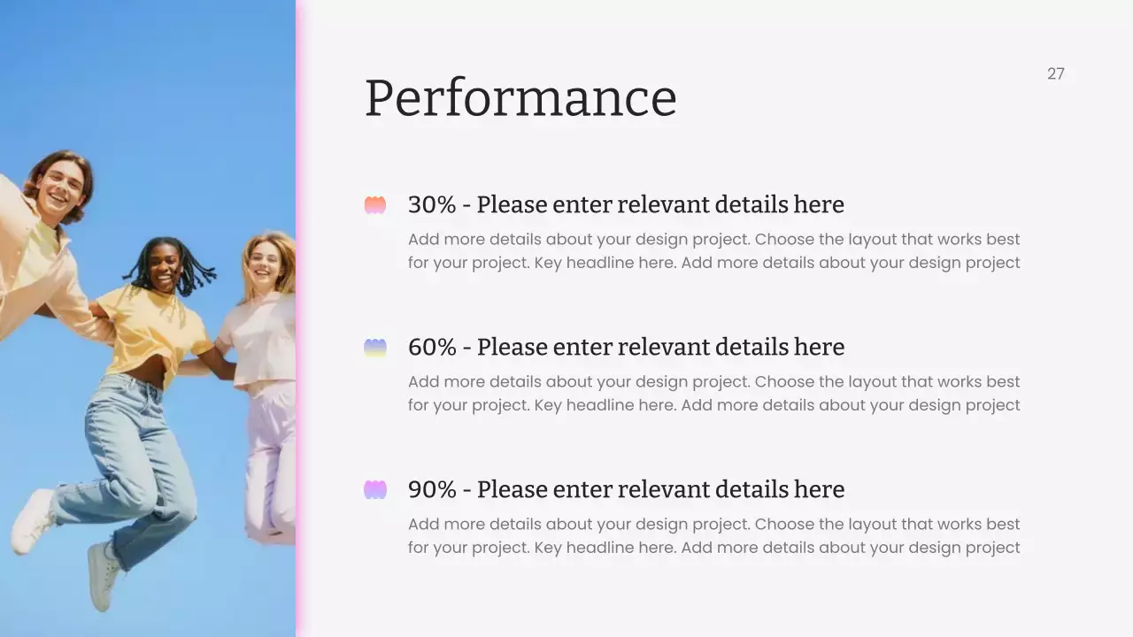 다채로운 최신 마케팅 프레젠테이션