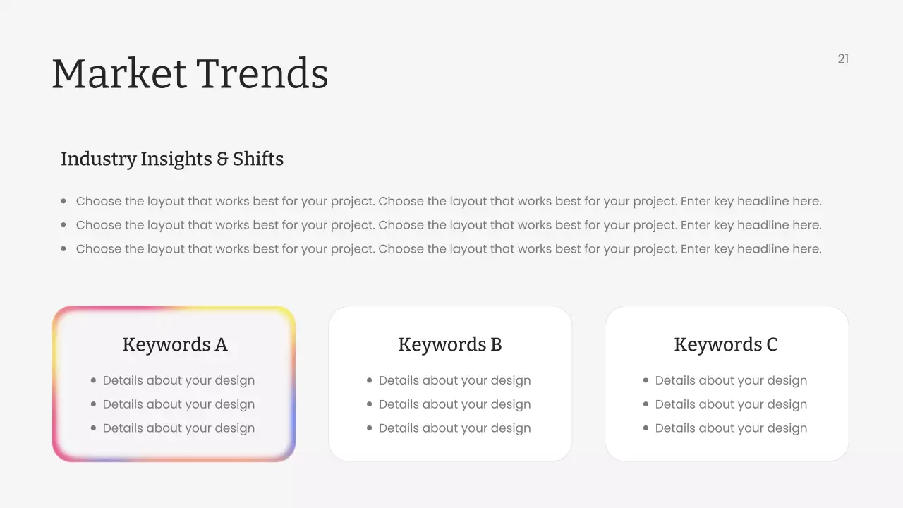 다채로운 최신 마케팅 프레젠테이션