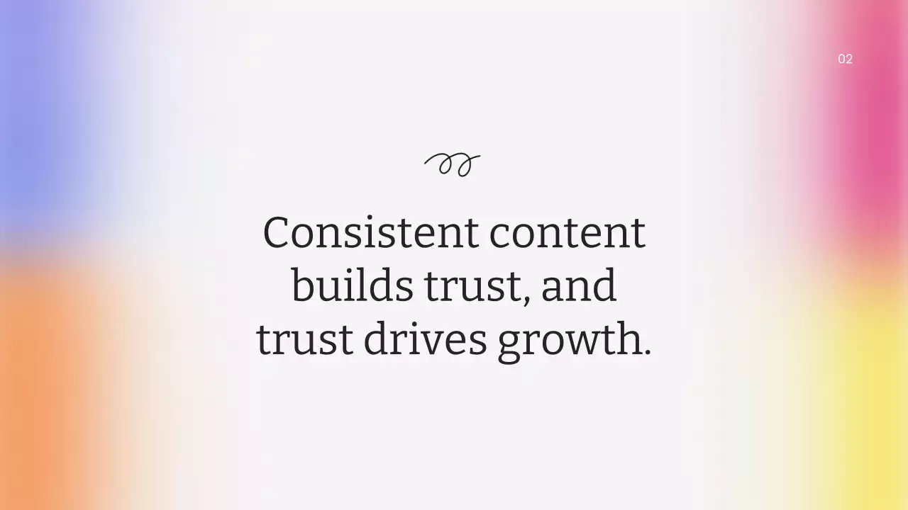 다채로운 최신 마케팅 프레젠테이션