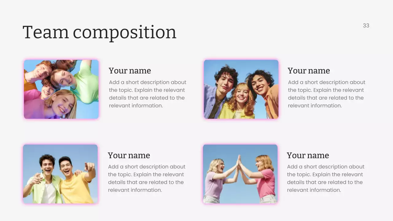 다채로운 최신 마케팅 프레젠테이션