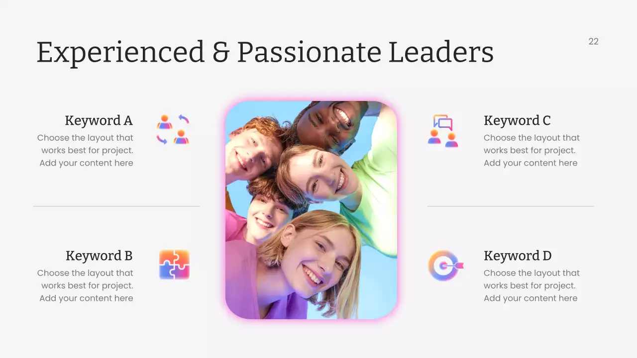 다채로운 최신 마케팅 프레젠테이션