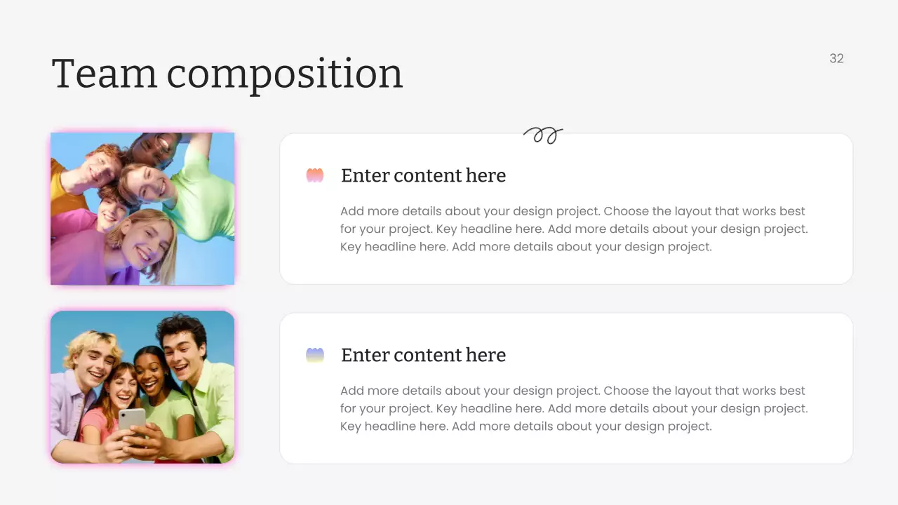 다채로운 최신 마케팅 프레젠테이션