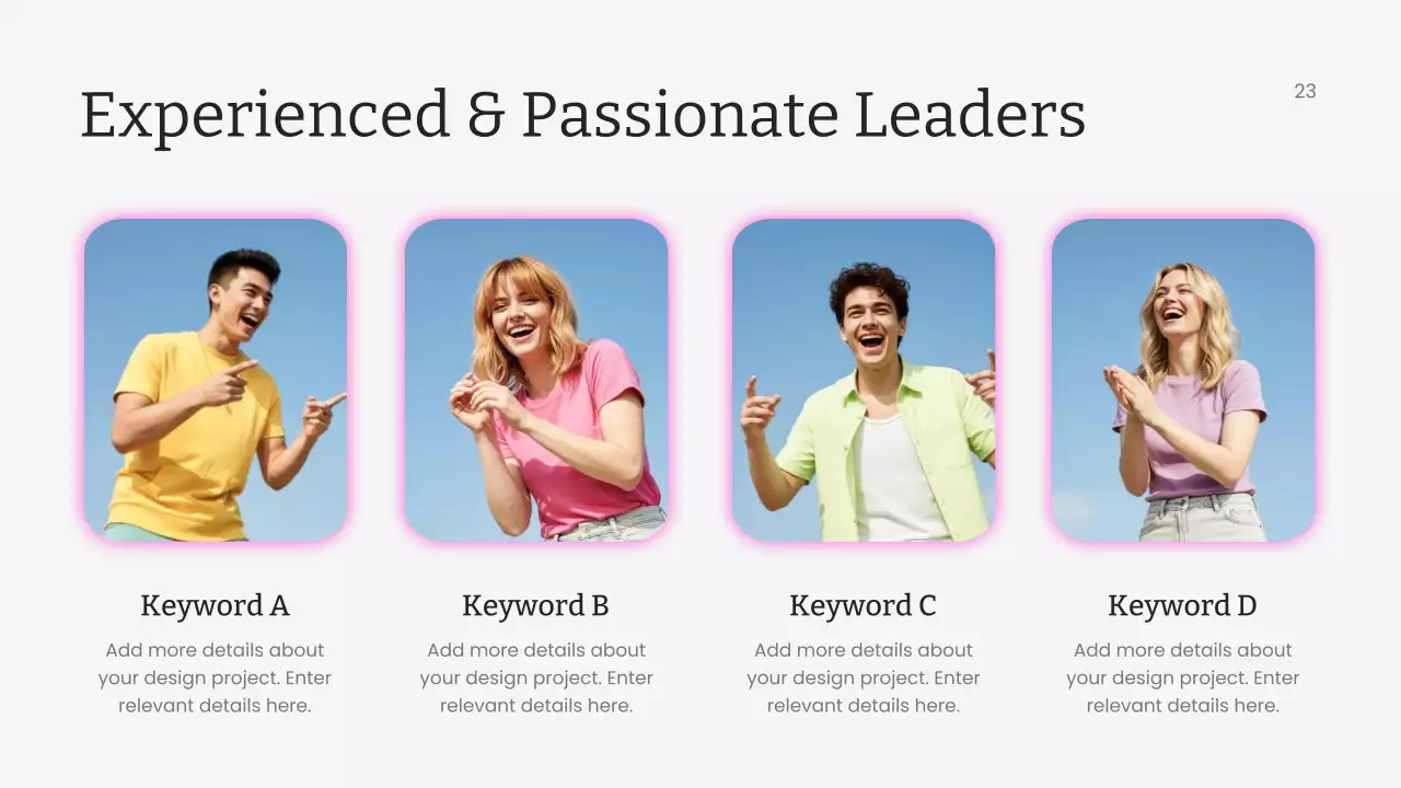 다채로운 최신 마케팅 프레젠테이션