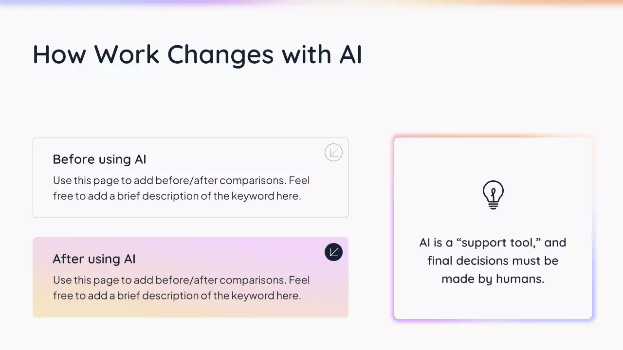 Presentasi AI Sederhana Putih