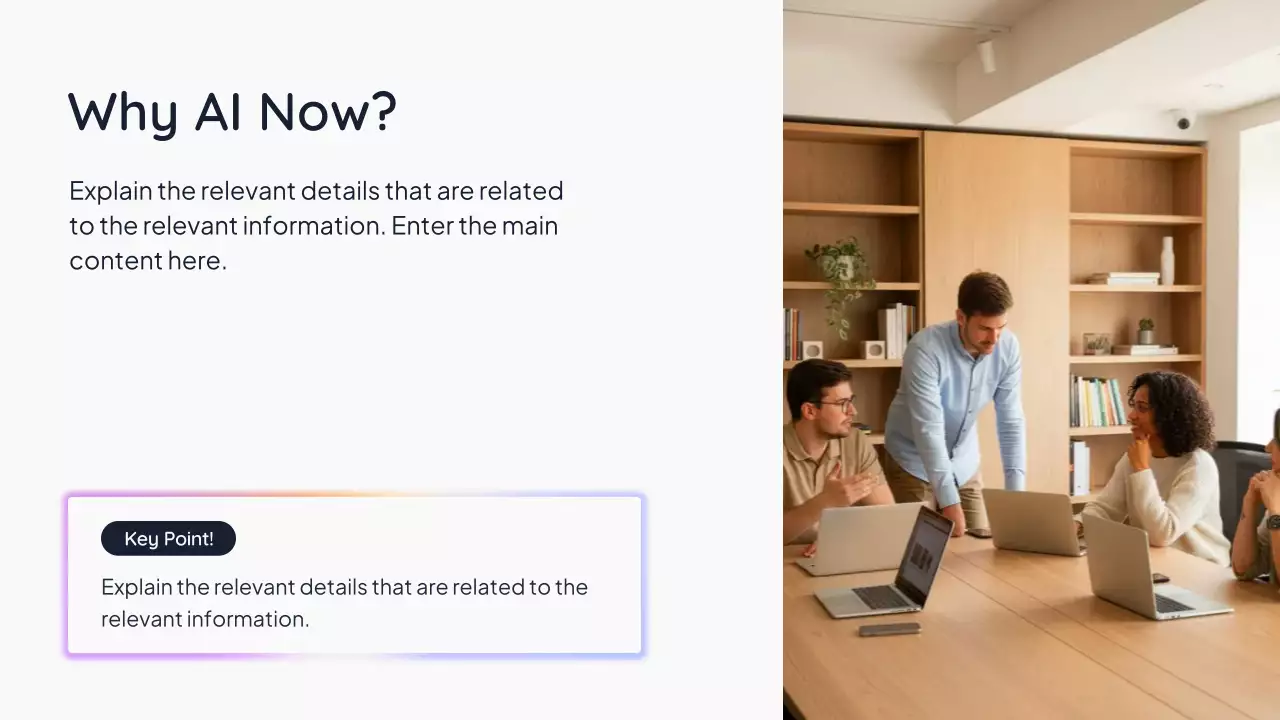 Presentasi AI Sederhana Putih